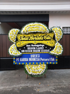 Papan Bunga Duka di Selawangi